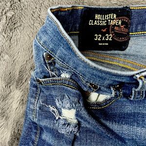 Mens 32x32 Hollister Classic Taper Jeans
